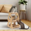 Ownpets Cat Scratcher Cat House, Double-Layer Triangular Shape Cat Scratching