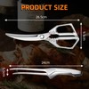 Heavy-Duty Kitchen Shears BBQ Tongs Set – Multipurpose Poultry Shears丨Non-Slip