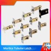 Boxonly 40mm Forked Tubular Mortice Latch Stainless Steel Door Latch