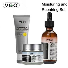 AOLG VGO Snail Mucin 92% Moisturizer and Vitamin C Facial Serum Essence Reduces Facial Fine Lines Hydration and Nourishment for Radiant Skin Hydrating  Skin Care Set Moisture Cream Gentle Hyaluronic Comfort resh cream philosophy  hanbang serum discovery 