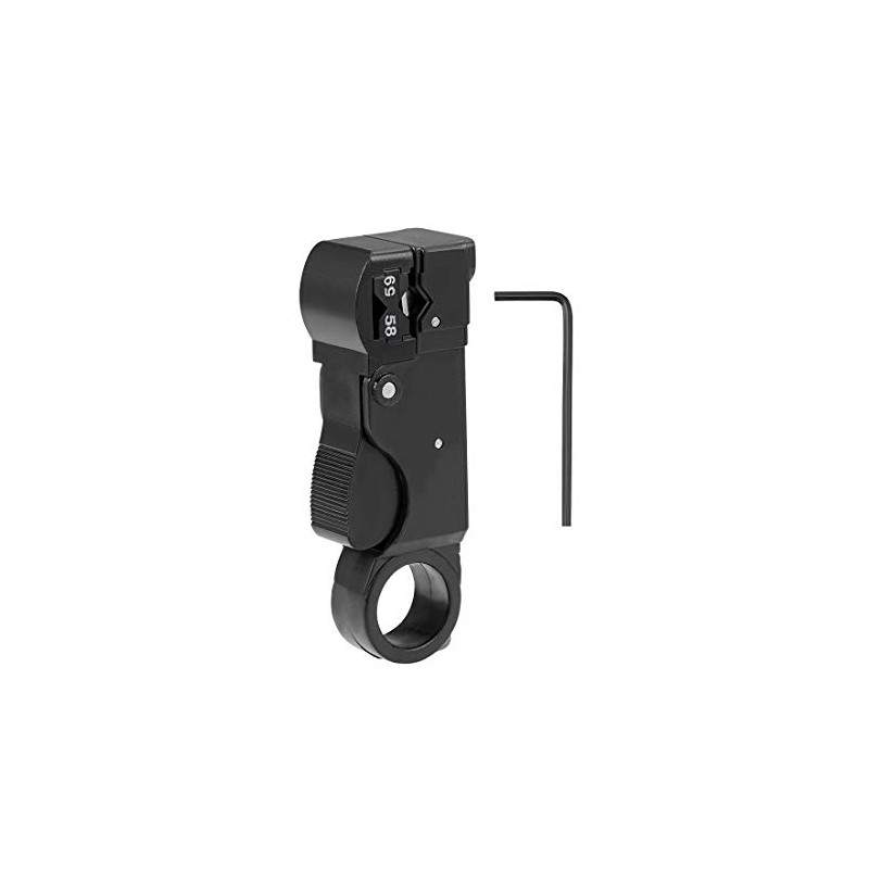 sourcing map Rotary Coax Coaxial Cable Stripper Cutter Tool for
