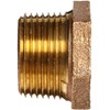 Anderson Metals - 38110-1208 Brass Threaded Pipe Fitting, Hex Bushing,