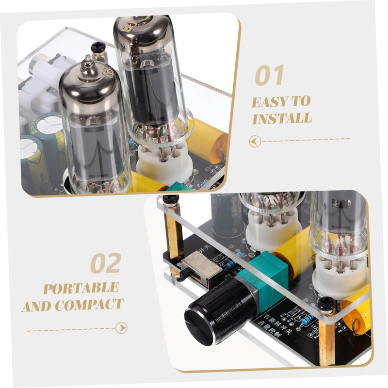 IWOWHERO Vacuum Preamp Tube Amplifier for Hi Fi Sound System