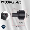 Ciuouient 2Pcs Replacement Knobs,Black,Plug and Play