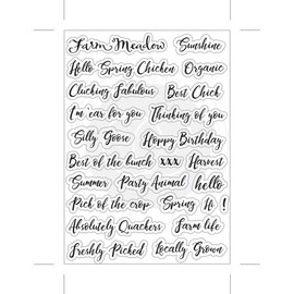 CRAFT CONSORTIUM LTD CCSTMP028 Farm Meadow Stamp Grey