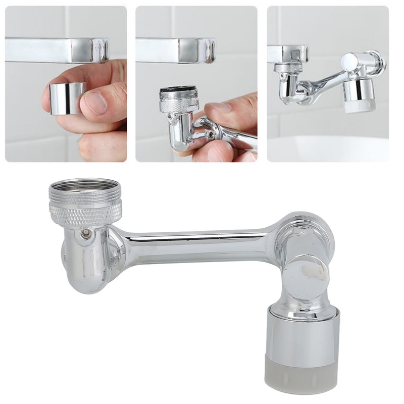 Faucet Extender 1080 Degree Faucet Adapter Aerator Kitchen Sink Aerator