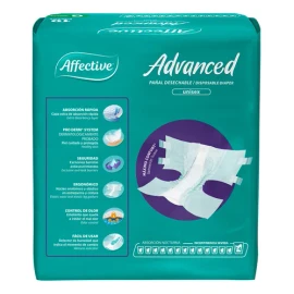 Pañal Para Adulto Affective Advanced Talla Grande Unisex