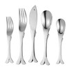 UPware 20-Piece Fish Shaped Flatware Set, 18/8 Stainless Steel Silverware