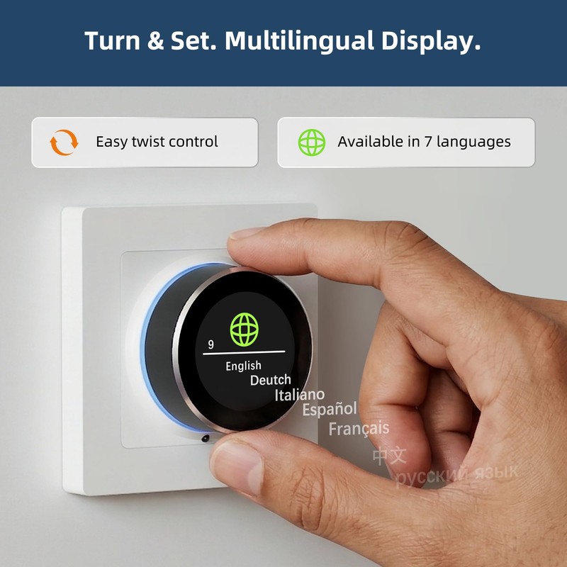 BEOK CONTROLS Smart Thermostat for Combi Boiler, Underfloor Heating Thermostat