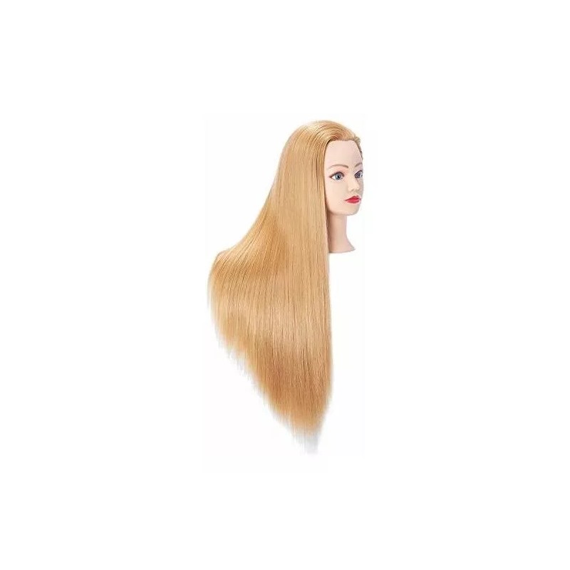 QNI-LMB Cabeza De Maniquí Golden Hair - Estilistas Cabezote Peinar