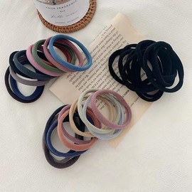 Not for Sale-1 Pcs Random color Nylon Hair Rings Women Basic High Elastic Hairbands Rope Bling Hair