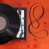 5 Pieces Turntable Belt with 5 Pieces Record Player Needle,