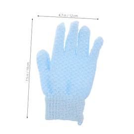Beavorty 1 Pair Body Scrubber Glove Gentle Exfoliating Mitts for Women Spa Bath Shower Hand Wash Deep Cleansing and Massage Tool