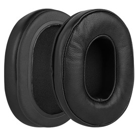 GEEKRIA Elite Sheepskin Replacement Ear Pads for Audio Technica ATH MSR7, MSR7NC, MSR7BK, MSR7GM, M50X, Ear Pads, Earpads Repalcement