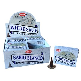 Hem White Sage Cones Set of 12 