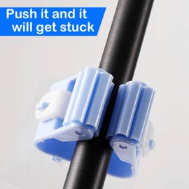 White 6-Pack Fishing Rod Holders for Garage, Wall, Boat, No-Drill Rack
