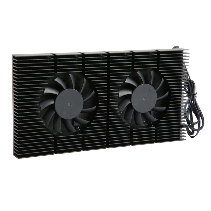 GPU Backplate Cooler, Aluminum Alloy Graphics Card Backplane Heatsink, 4