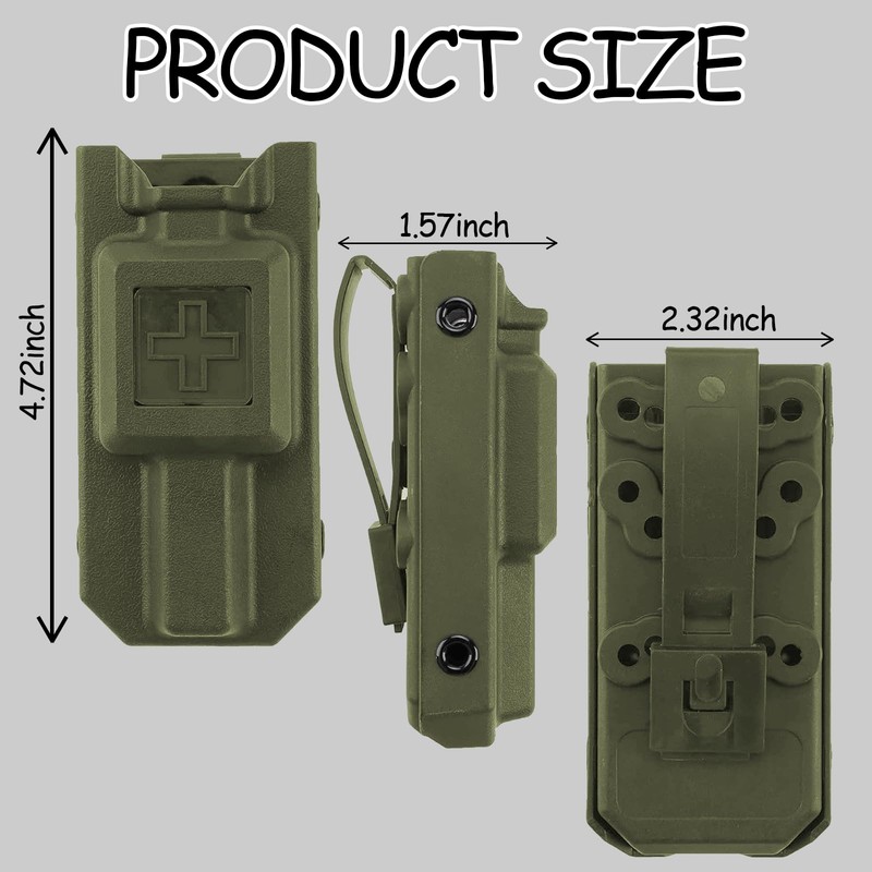 1 Pack Molle Holster Holder Pouch Kit for Emergency First
