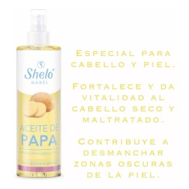 Sheló Nabel Aceite De Papa Especial Para Uso En Cabello Y Piel Sheló Nab