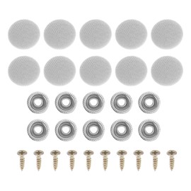INFINAUTO Headliner Button Buckle Repair Clip, Car Roof Interior Ceiling Fixing Roof Snap Rivets Retainer Metal Lint Gray, 10 Pcs