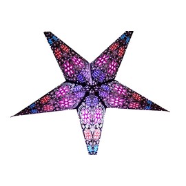 Chakra Paper Star Lantern (Black) by UMTA