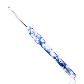 BCMRUN 3.25 mm(D) Crochet Hook for Arthritic Hands, Ergonomic Soft Grip Handle, Extra Long  Knitting Needles Rubber Handle Hook Crochet Needle for Beginners, Mothers Day Gifts (3.25mm-D)