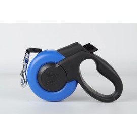 Hoerde Dog Lead L Blue Premium Quality and Design Band Dog Lead, 360 Degrees, No Tangle, Even for Large Dogs up to 50 kg
