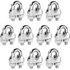 fogman Wire Clips M3 M4 M5 M6 Rope Stopper Stainless