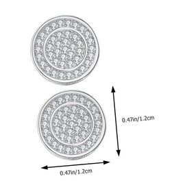 Beavorty Hip Hop Ear Studs for Men Chic Fashionable Earrings Durable Design for Everyday Wear and Unique Style