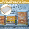DECOHS 8 Frame Bee Hive Candy Board- Pine Wood Winter