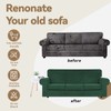 WEERRW 4 Pieces Velvet High Stretch Couch Covers for 3