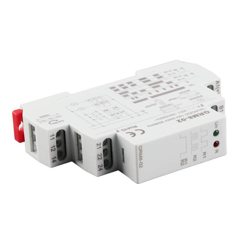 EVTSCAN 12V to 240V AC/DC Electronic Impulse Relay, 2 x