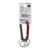 Sankyo Corporation DT-AKT-375 DBLTACT Aluminum Carabiner with Key Ring 3