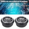 CYSFETENA Car Tweeter, Stainless Steel 150W 12V DC 2Pcs Auto