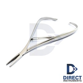 Dental Orthodontic Slim Line Lingual Mathieu Needle Holder Forceps Serrated Narrow Thin Jaws Ligature Pliers
