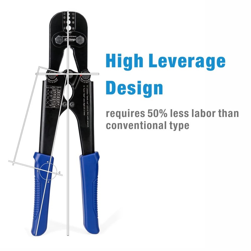 iCrimp Swaging Tool, Wire Rope Crimping Tools for Aluminum Copper