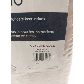 No. 918 Panel Curtain Sheer 51in x 95in Pink Blush