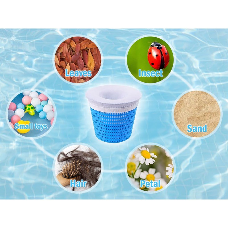 Hitopin Pack of 30 Pool Skimmer Socks, Skimmer Basket Net,