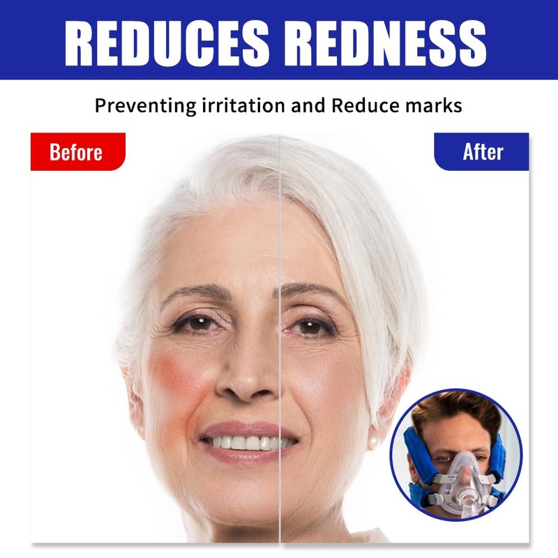 Rescare CPAP Neck Pad & 2Pack CPAP Strap Covers Compatible