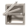 Gatco 751 Recessed Pivoting Toilet Paper Holder, Wall Mounted, Heavy