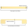 Asidrama 10 Pack 5 Inch(128mm) Brushed Gold Cabinet Pulls Gold