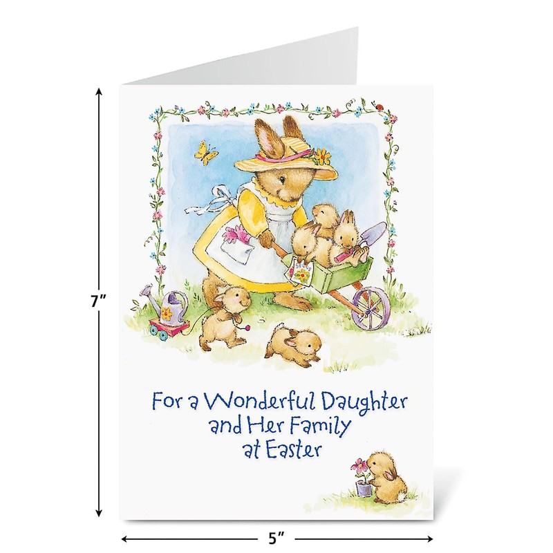 Current Daughter and Family Easter Greeting Card - Single Card,