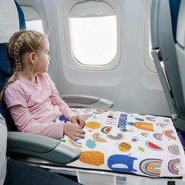 FwQoFvk Toddler Travel Airplane Bed Kids Airplane Foot Hammocks with Increased Leg Room Include Comforters for Easy Installation Baby Portable Plane Bed Easy Portability for Airplane Travel (Style 2)