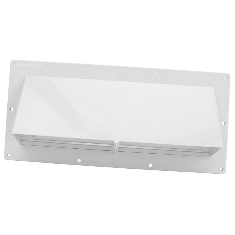 RV Exhaust Vent Cover White Range Hood Sidewall Vent Cover