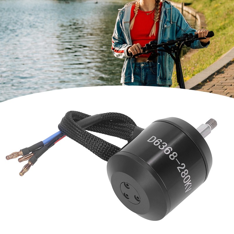 Scooter Brushless Motor 280KV Aluminum Alloy Threaded Shaft Low Noise