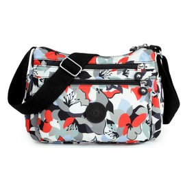 Pealwel Crossbody Bag for Women Lightweight Pocketbook Nylon Waterproof Shoulder Purse Messenger Bag (Standard(C05))