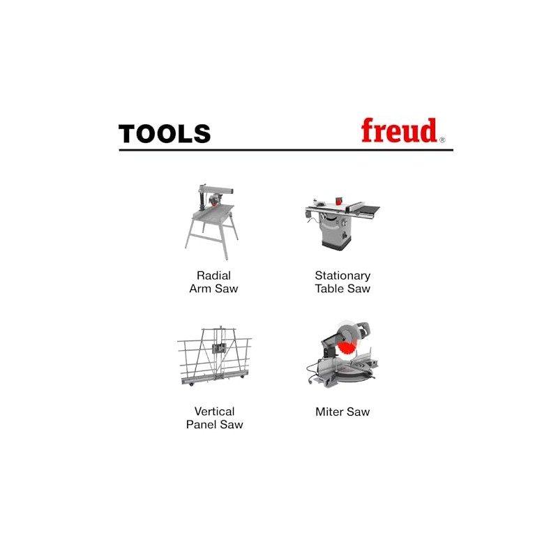 Freud LU97R012: 12" x 96T Double Sided Laminate/Melamine Blade