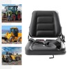 Universal Forklift Seat,Adjustable Backrest,Full Suspension Seat Replacement for Clark Cat