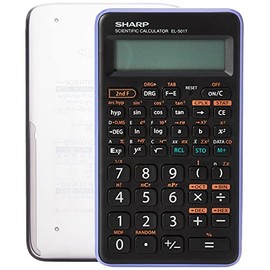 SHARP CALCULATOR SCIENTIFIC EL501TBVL,Black