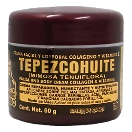 Crema De Tepezcohuite 60g Quita Manchas Y Quemaduras De Piel Nuevo